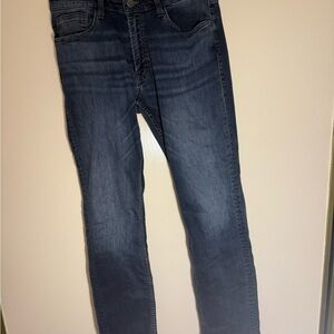 Outpost Men's original straight Fit Dark Blue Jeans 34x34